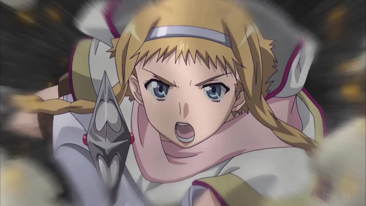 Кадры из аниме Клинок Королевы: Прекрасные воительницы OVA / Queen's B...
