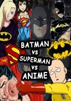 Постер аниме Бэтмен против Супермена против АНИМЕ